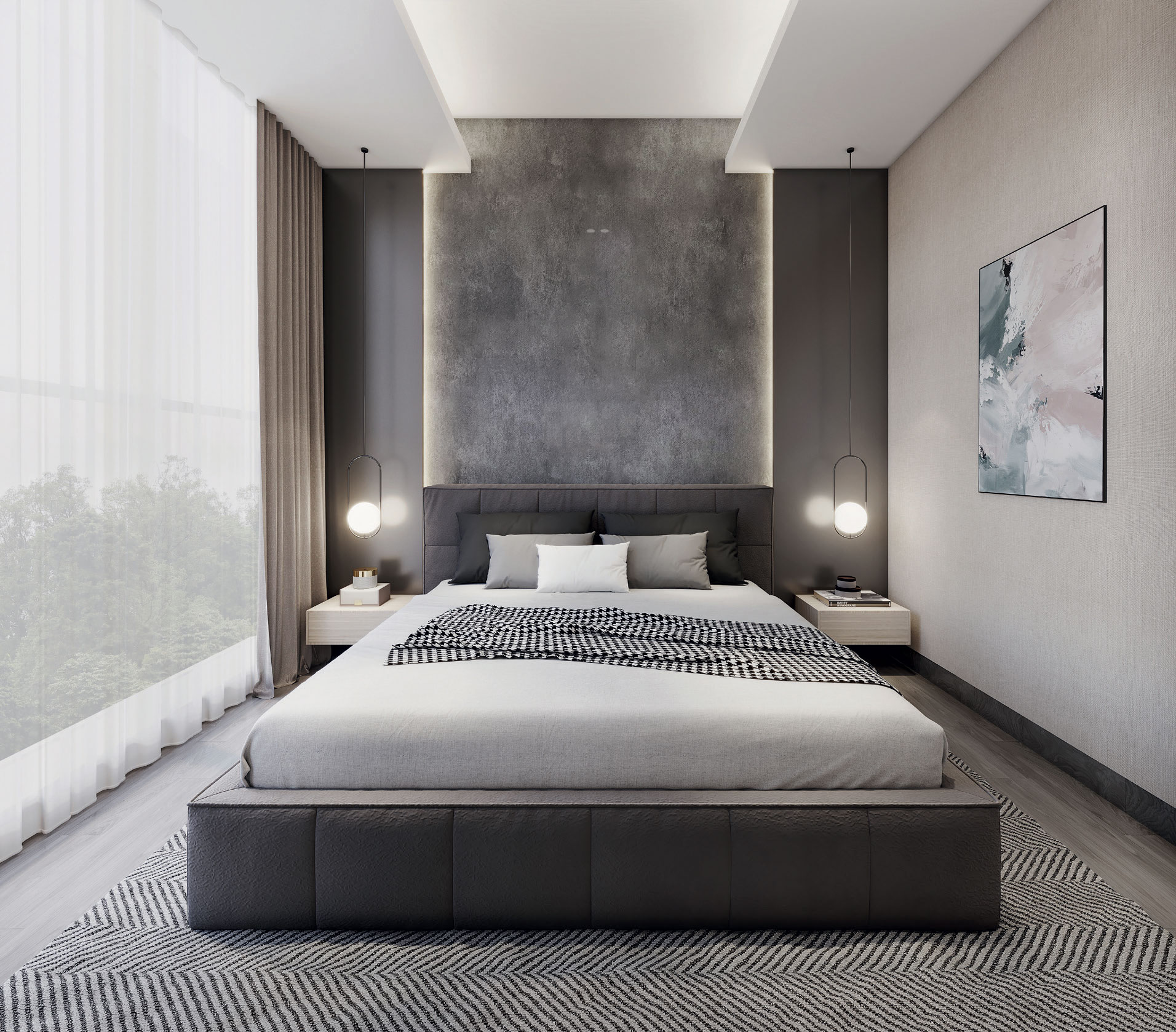Zyanya: Bedroom Interior Design