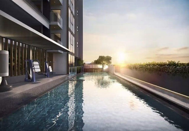 Zyanya Showflat: Image of 50m Lap Pool of the project